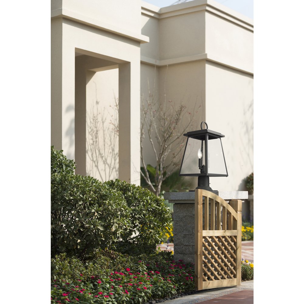 Z-Lite 2 Light Outdoor Pier Mounted Fixture. Picture 7