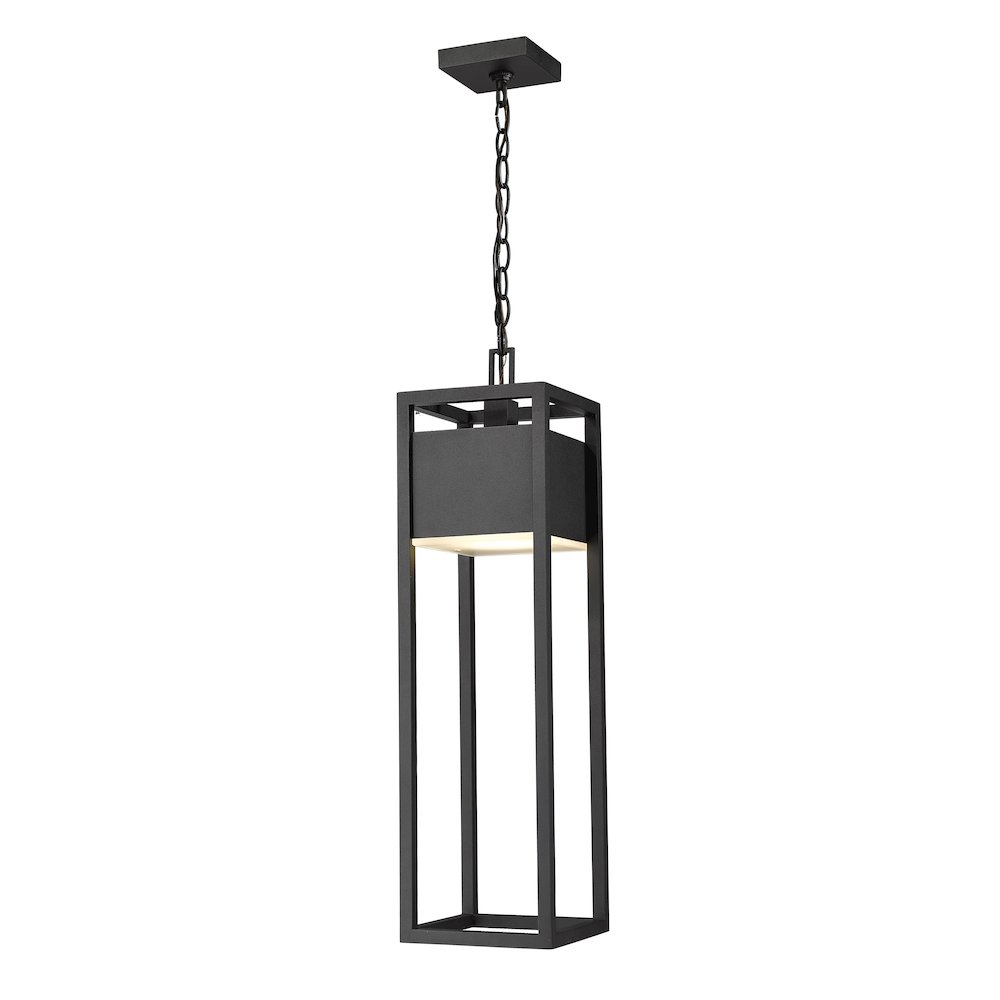 Z-Lite 1 Light Outdoor Chain Mount Ceiling Fixture. Picture 1