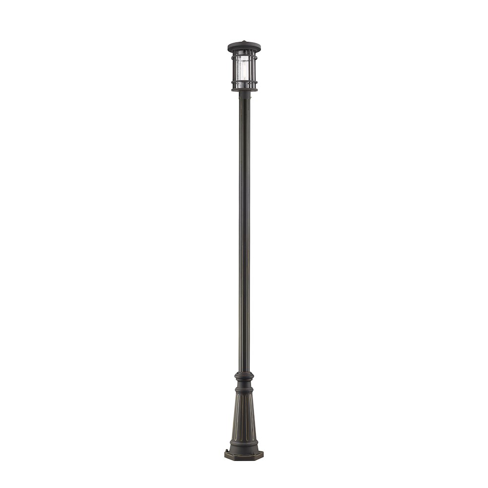Z-Lite 1 Light Outdoor Post Mounted Fixture. Picture 1