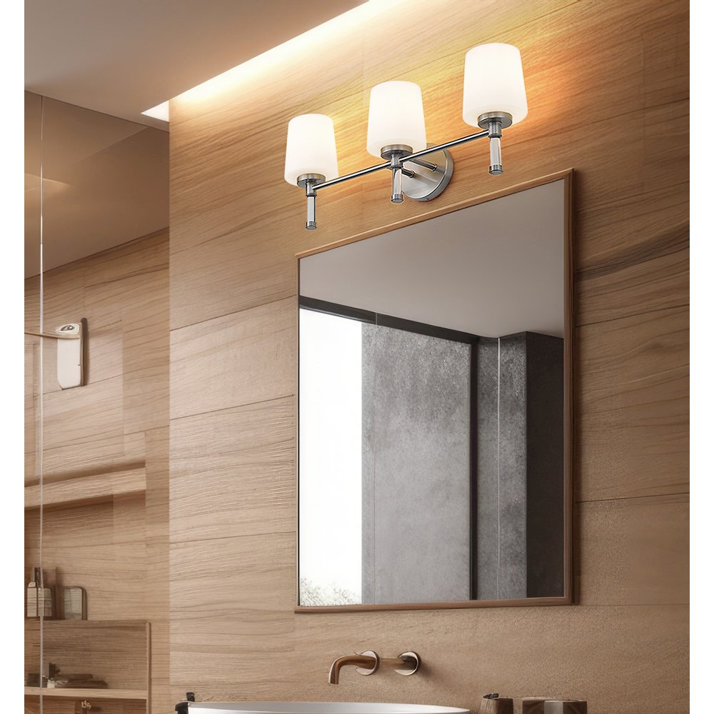 Z-Lite 3 Light Vanity, Brushed Nickel. Picture 5