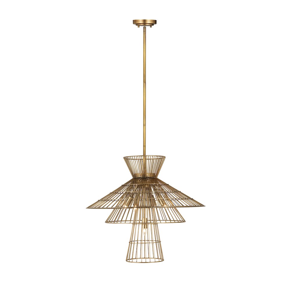 Z-Lite 6 Light Chandelier. Picture 1