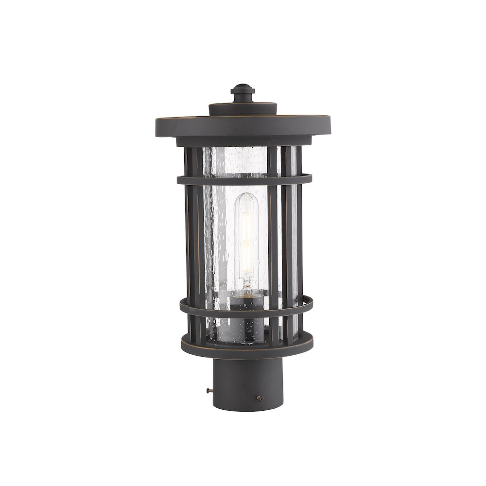 Z-Lite 1 Light Outdoor Post Mount Fixture. Picture 4