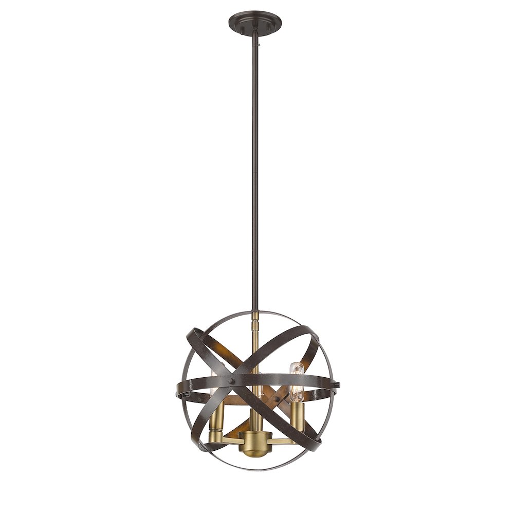 Z-Lite 3 Light Pendant. Picture 4