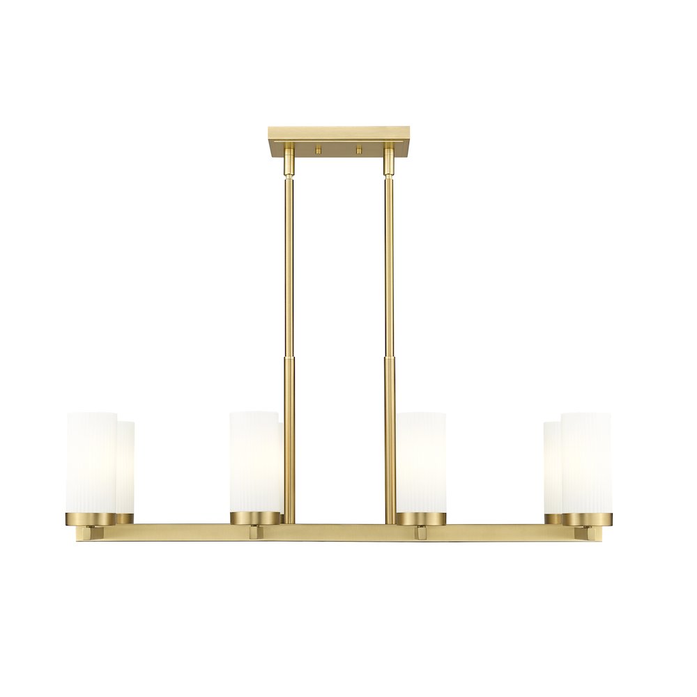 Z-Lite 8 Light Linear Chandelier. Picture 3