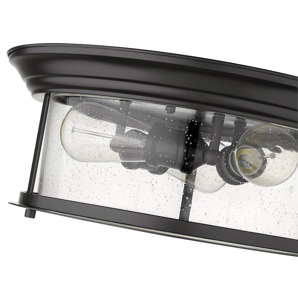 Z-Lite 3 Light Flush Mount. Picture 4