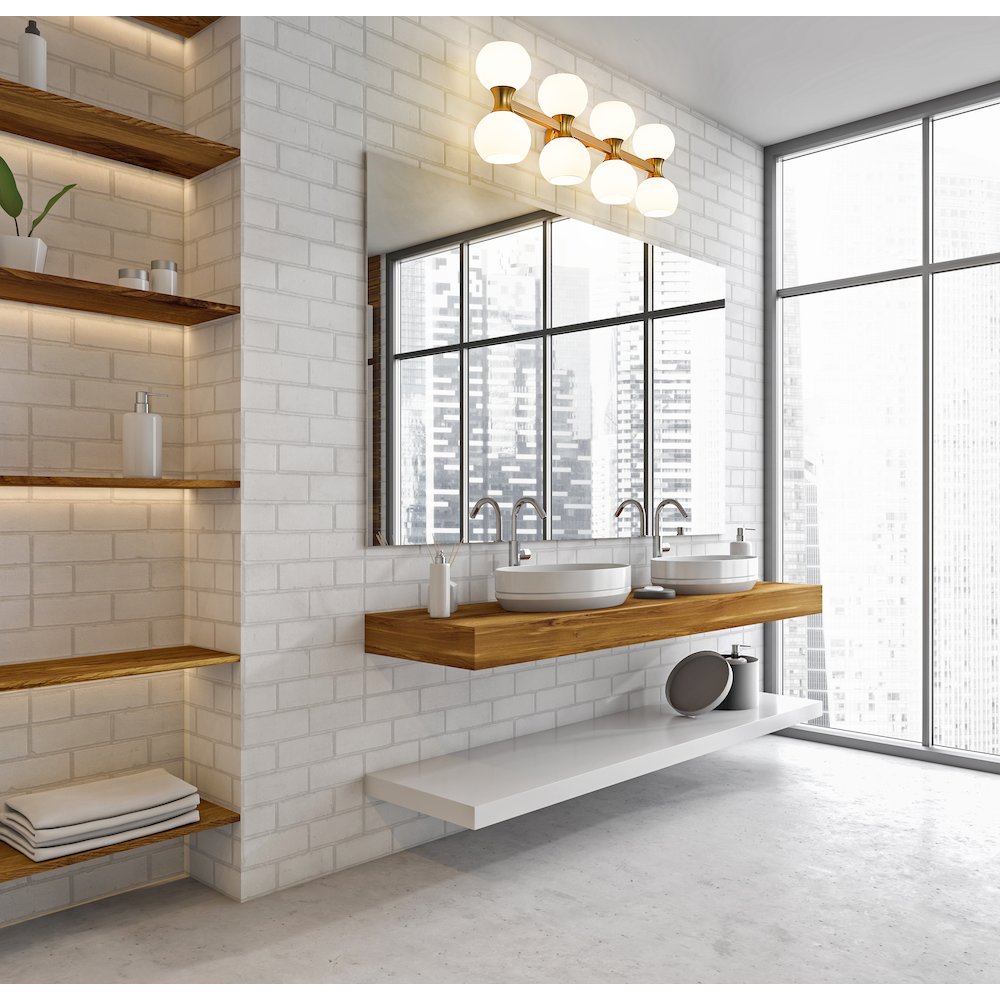 Z-Lite 8 Light Vanity. Picture 6