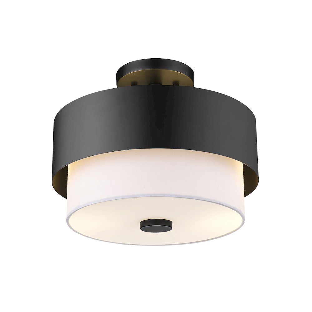 Z-Lite 2 Light Semi Flush Mount. Picture 3