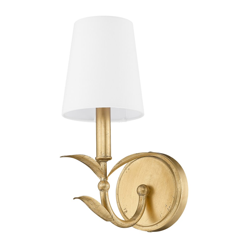 Z-Lite 1 Light Wall Sconce, Gold Leaf. Picture 7