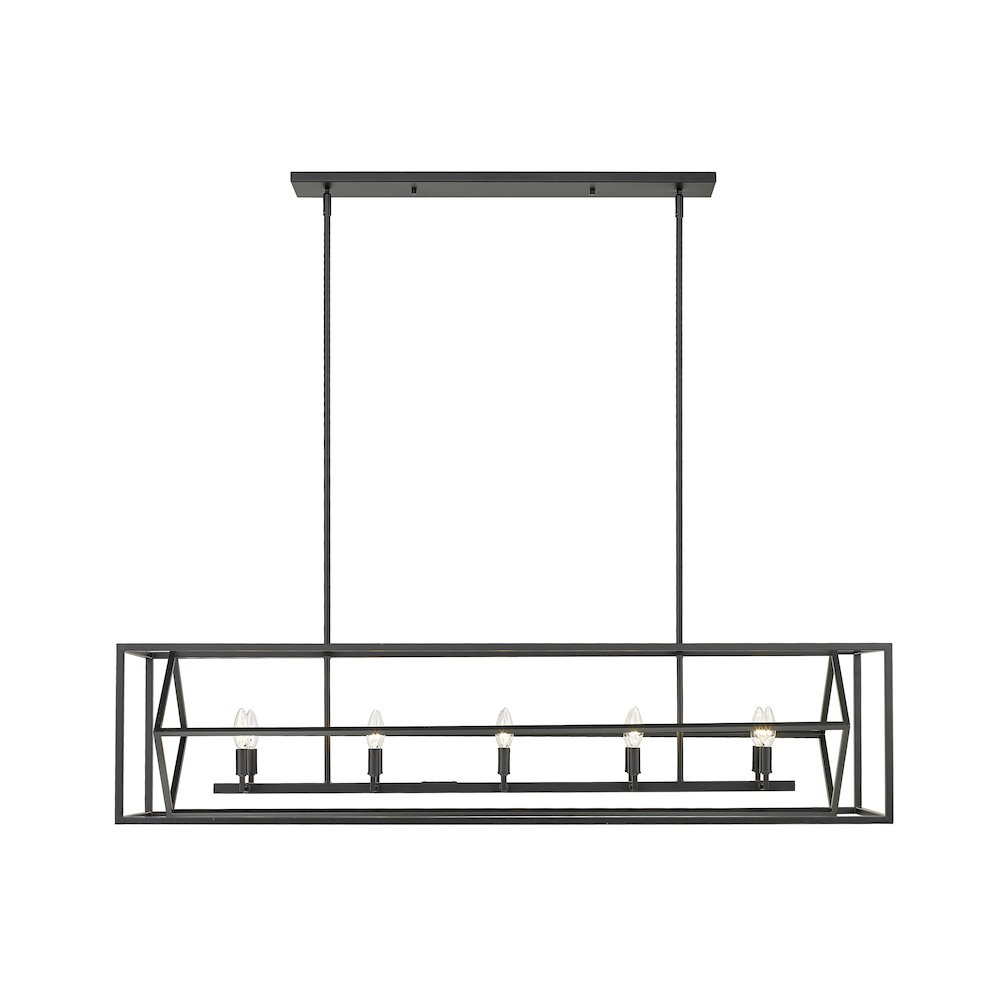 Z-Lite 10 Light Linear Chandelier. Picture 3