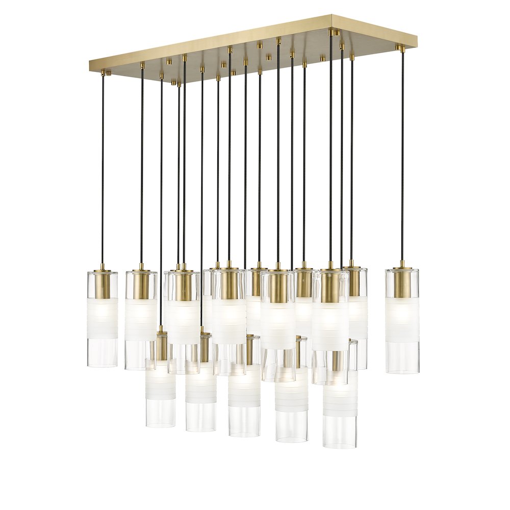 Z-Lite 17 Light Linear Chandelier. Picture 1