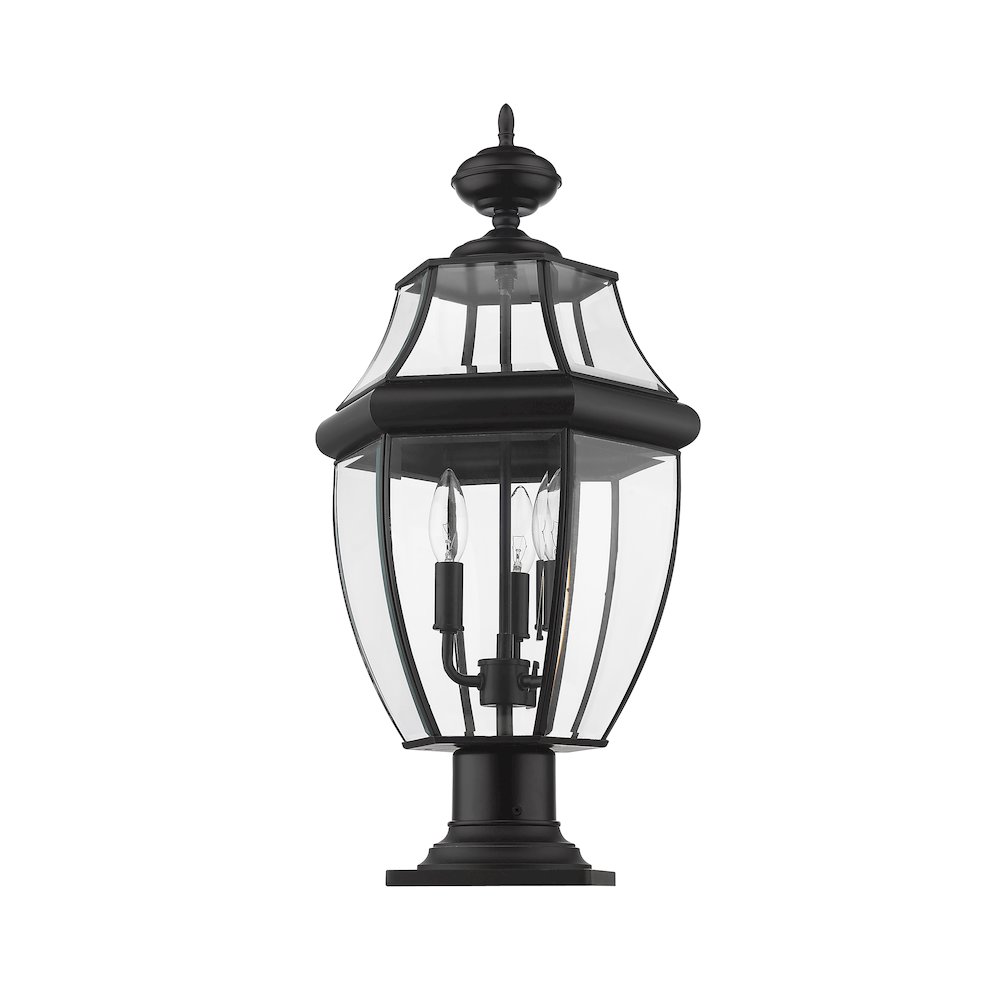 Z-Lite 3 Light Outdoor Pier Mounted Fixture. Picture 5