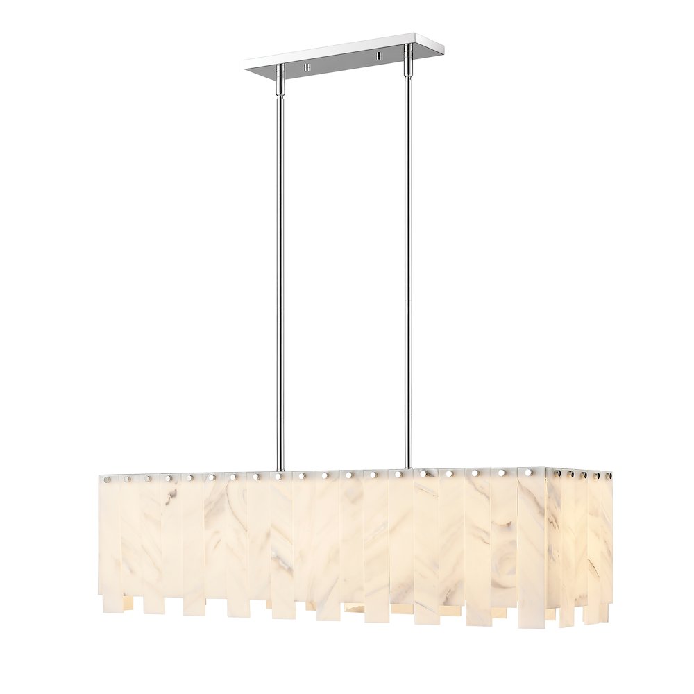 Z-Lite 5 Light Linear Chandelier. Picture 1