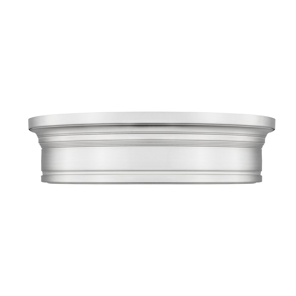 Z-Lite 1 Light Flush Mount, Brushed Nickel. Picture 2