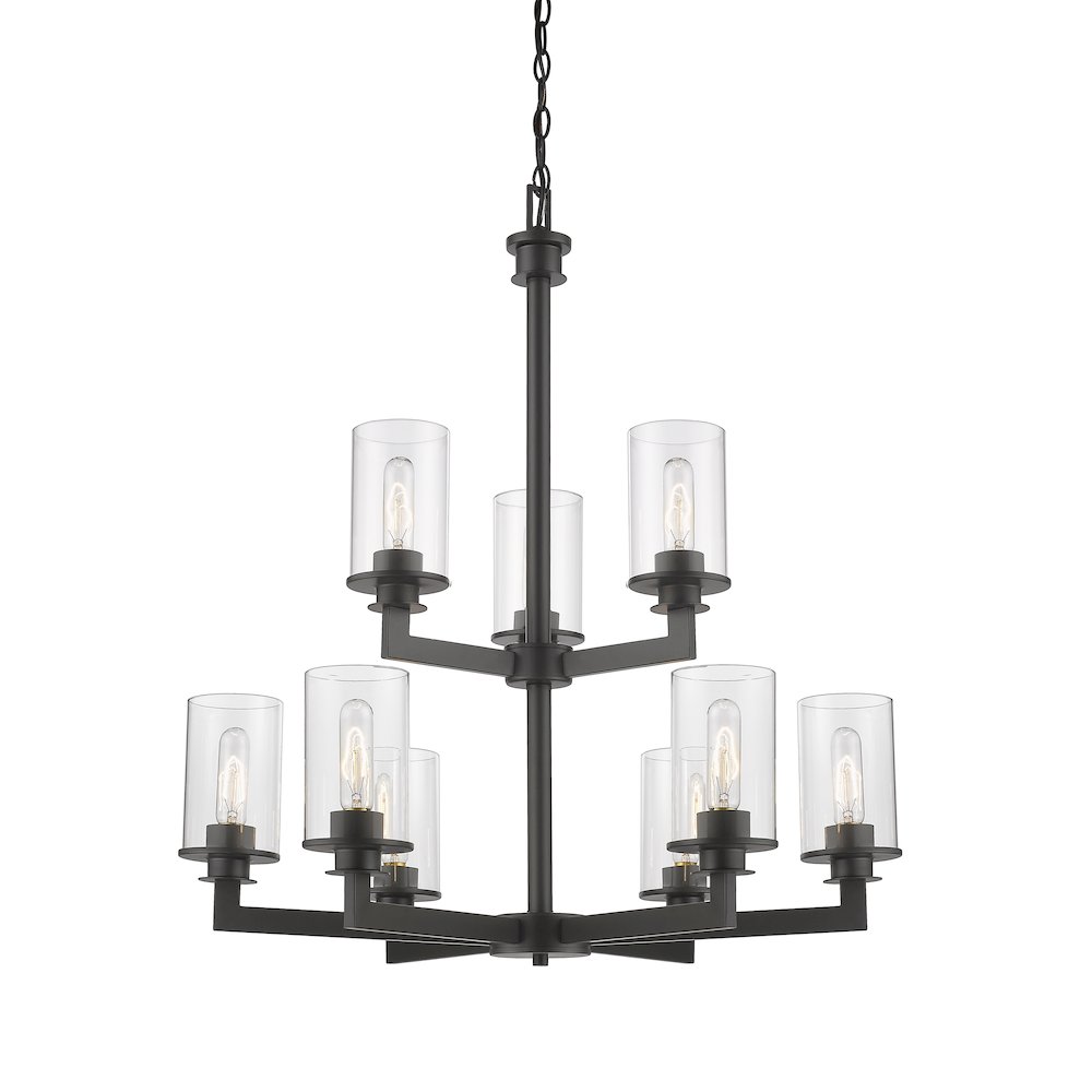 Z-Lite 9 Light Chandelier. Picture 1