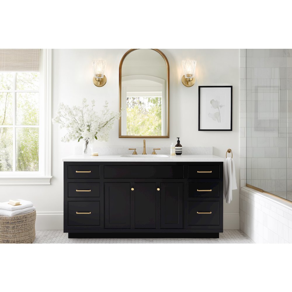 Z-Lite 1 Light Wall Sconce, Modern Gold. Picture 6