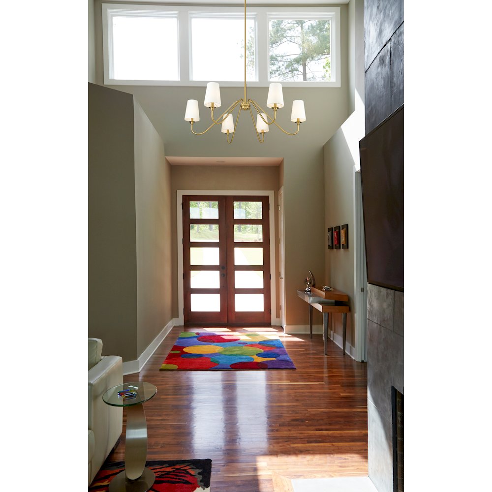 Z-Lite 6 Light Chandelier. Picture 7