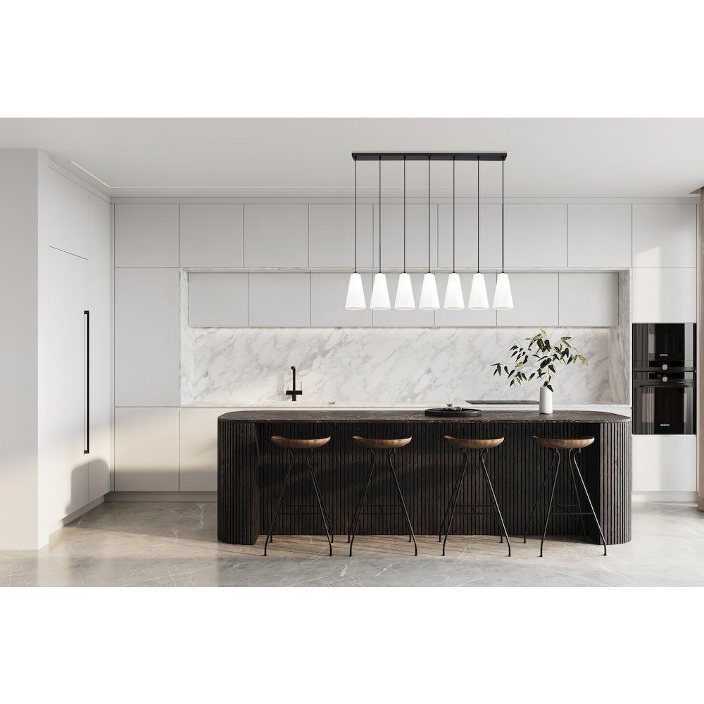 Z-Lite 7 Light Linear Chandelier. Picture 7