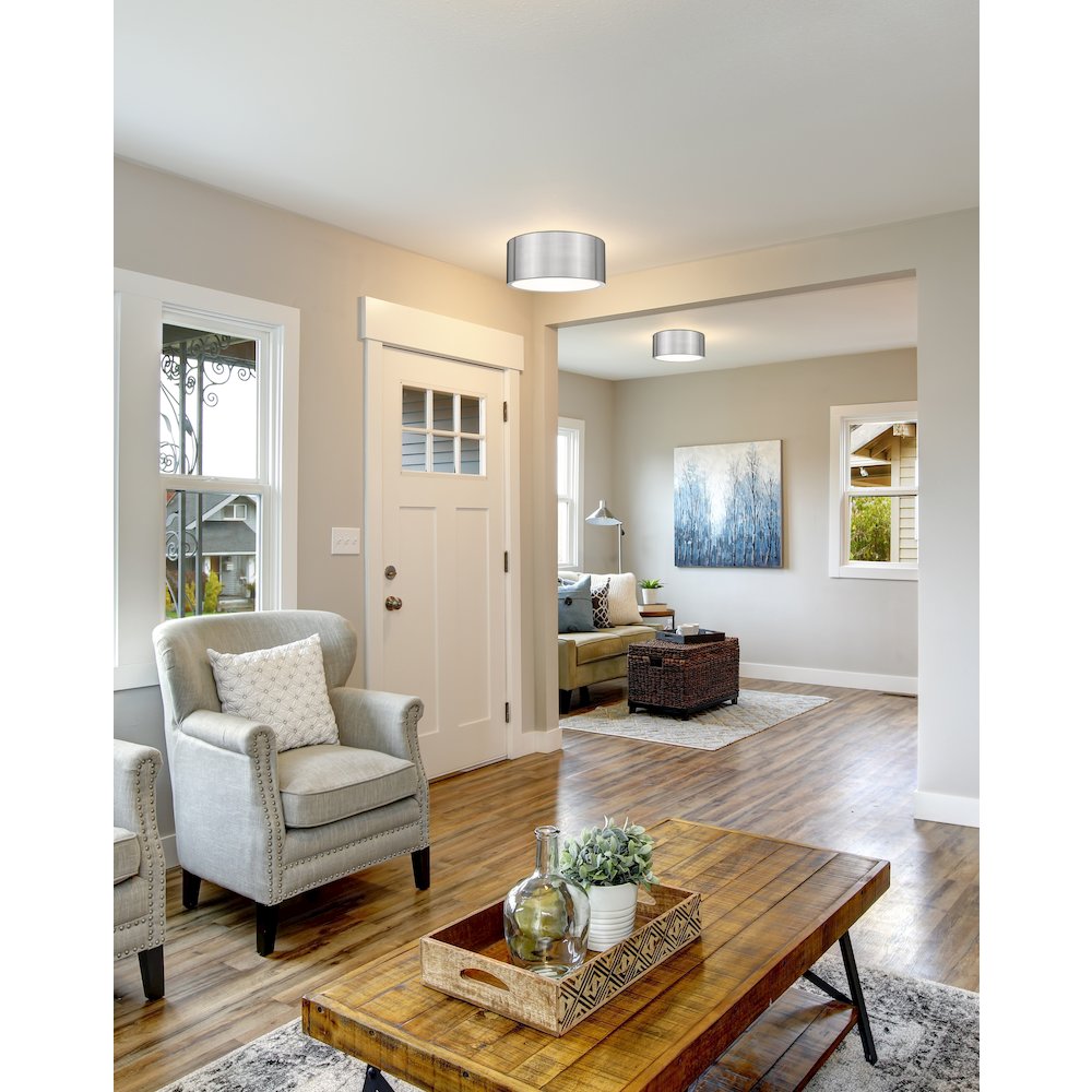 Z-Lite 2 Light Flush Mount. Picture 6