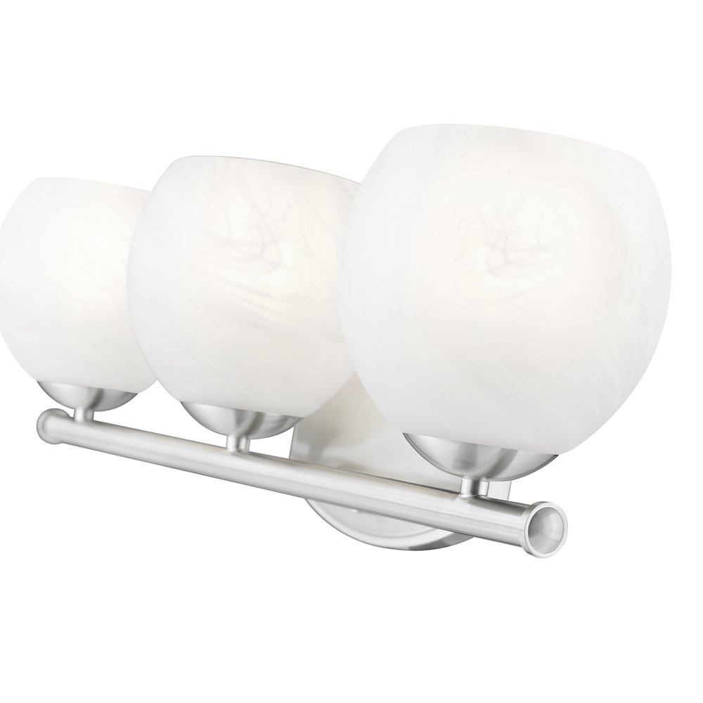 Z-Lite 3 Light Vanity, Brushed Nickel. Picture 4