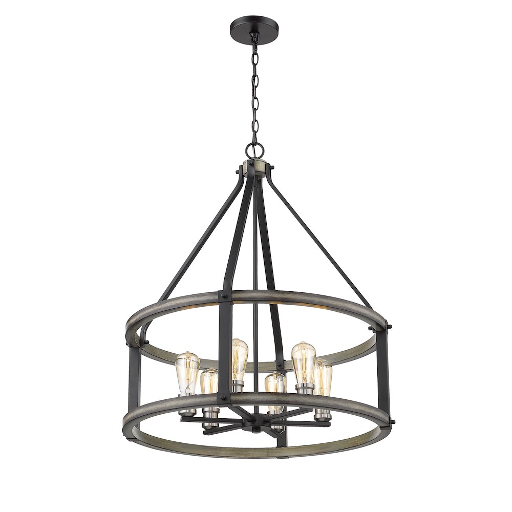 Z-Lite 6 Light Chandelier. Picture 2