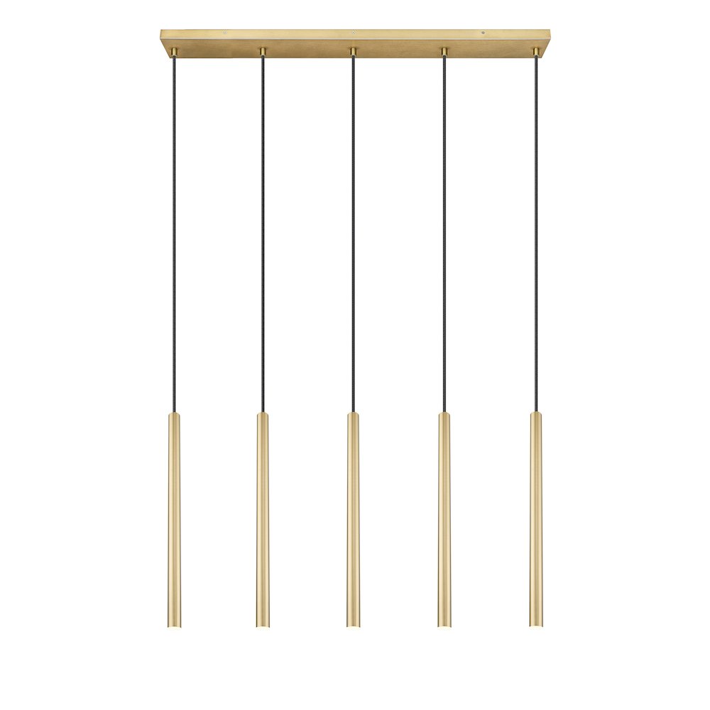 Z-Lite 5 Light Linear Chandelier. Picture 2