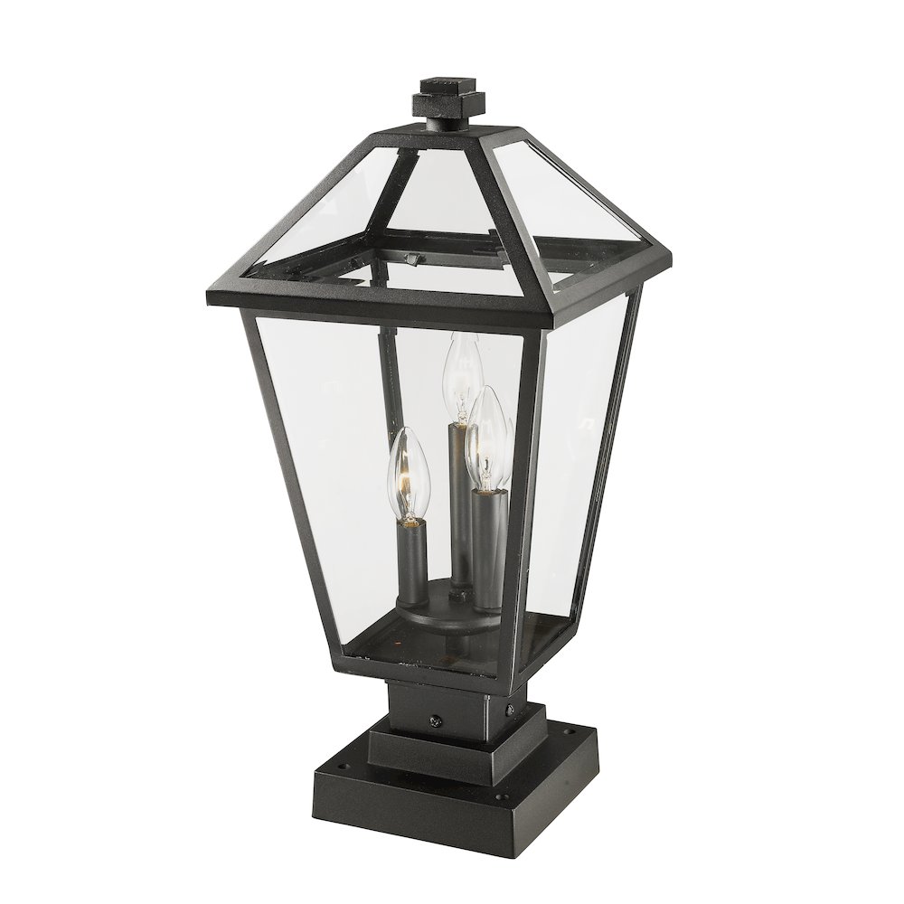 Z-Lite 3 Light Outdoor Pier Mounted Fixture. Picture 3