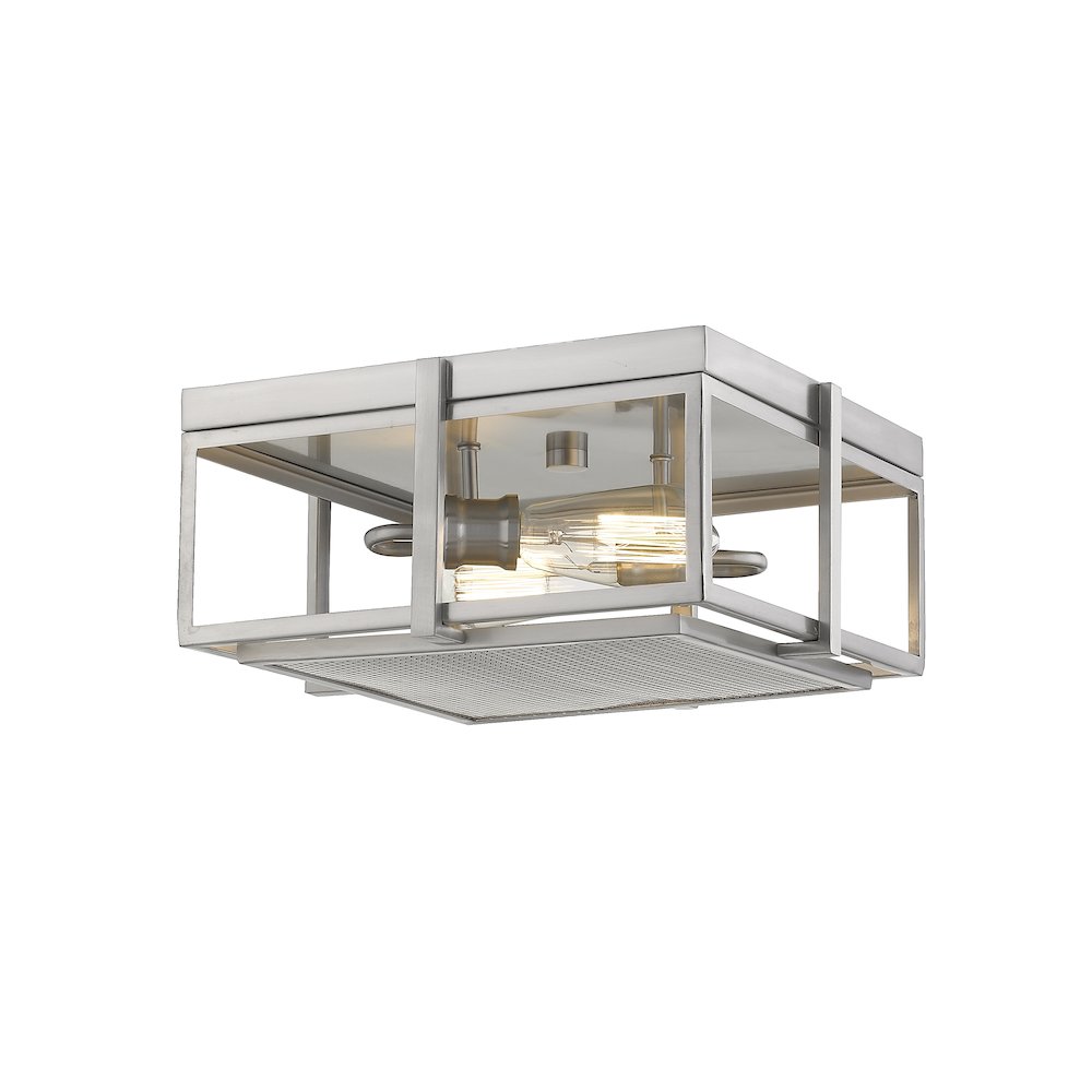 Z-Lite 2 Light Flush Mount. Picture 1