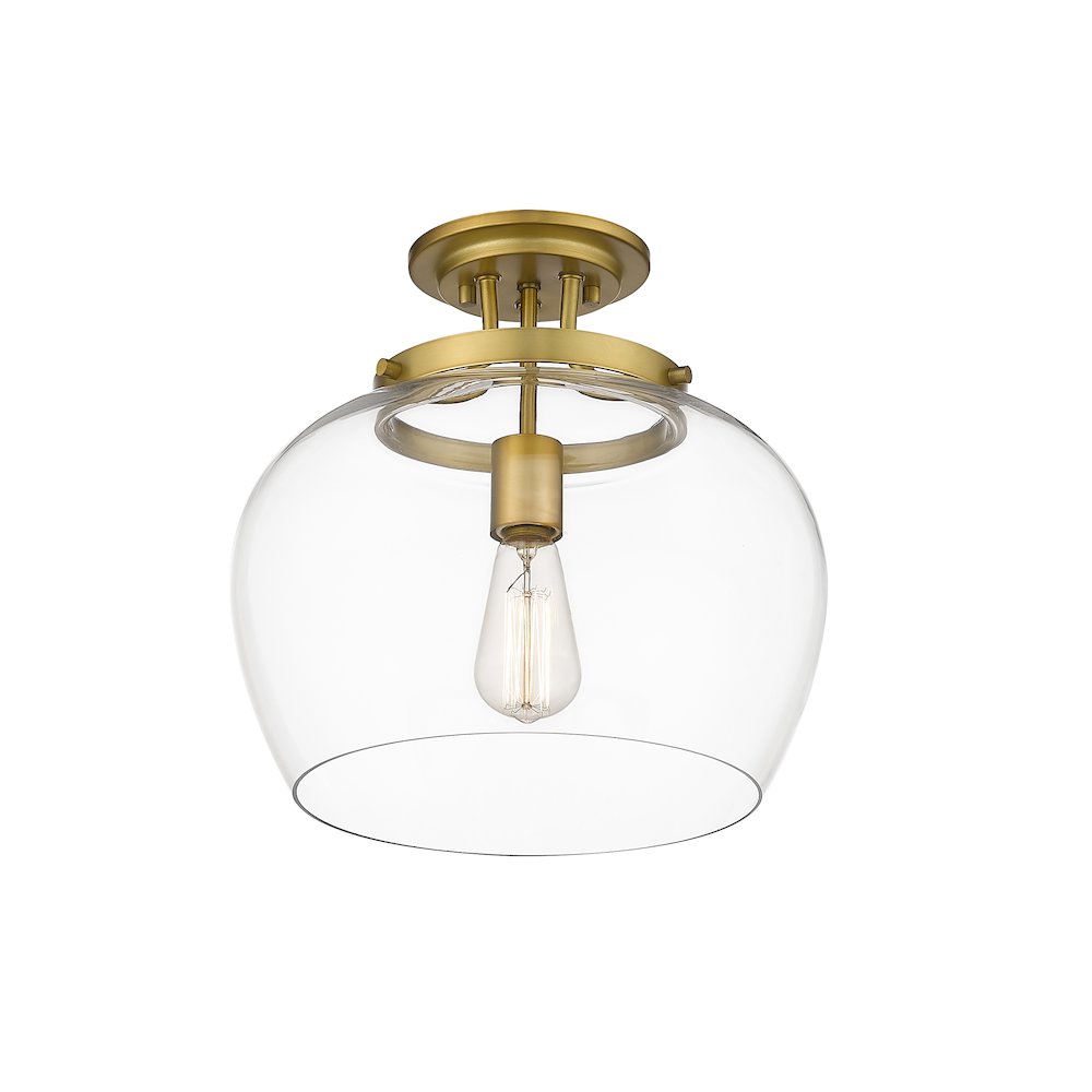 Z-Lite 1 Light Semi Flush Mount. Picture 3