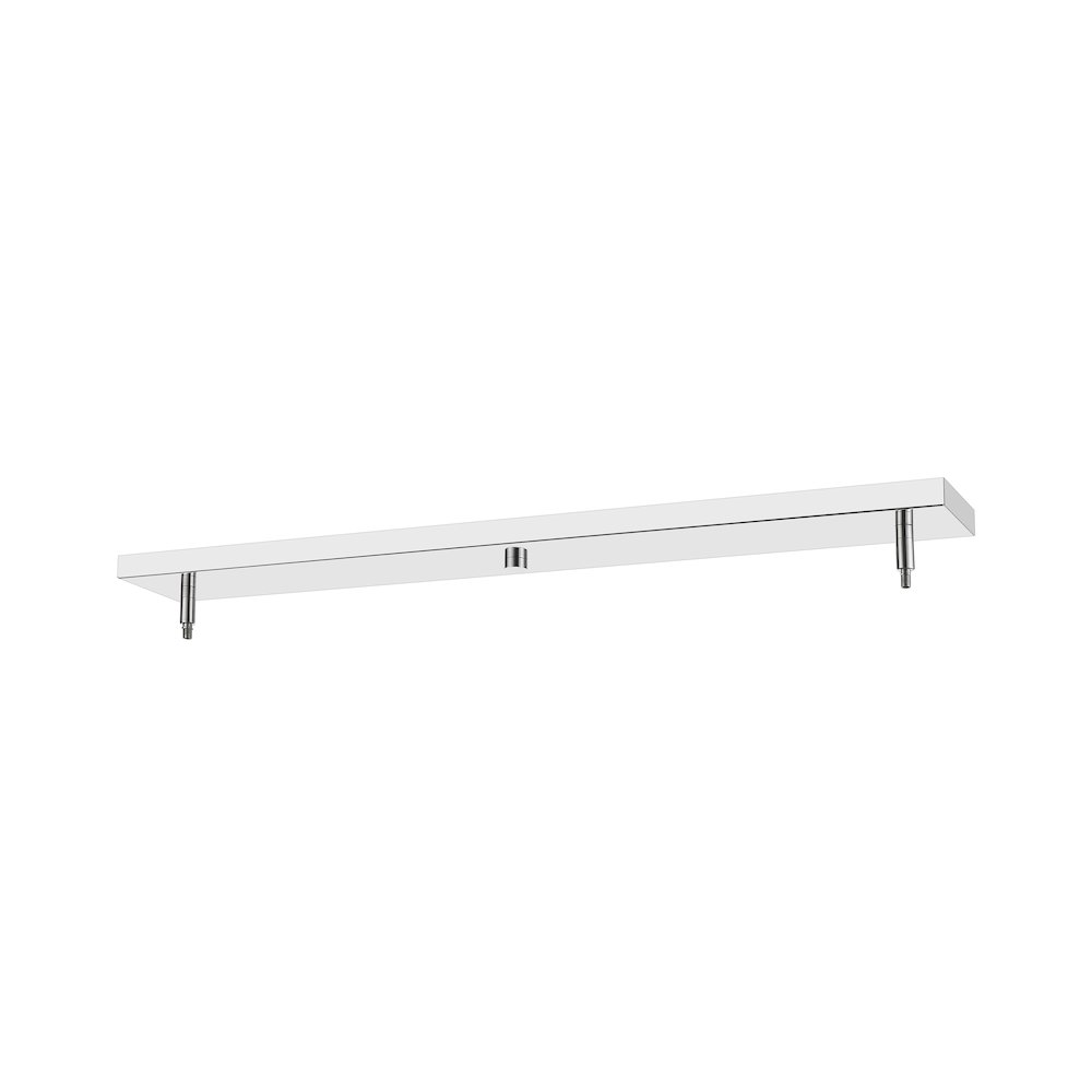 Z-Lite Multi Point Canopy 2 Light Ceiling Plate, Chrome. Picture 1