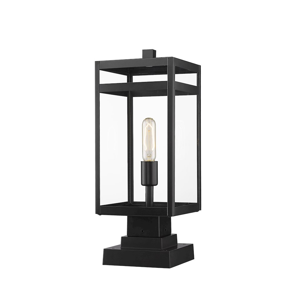 Z-Lite 1 Light Outdoor Pier Mounted Fixture. Picture 1
