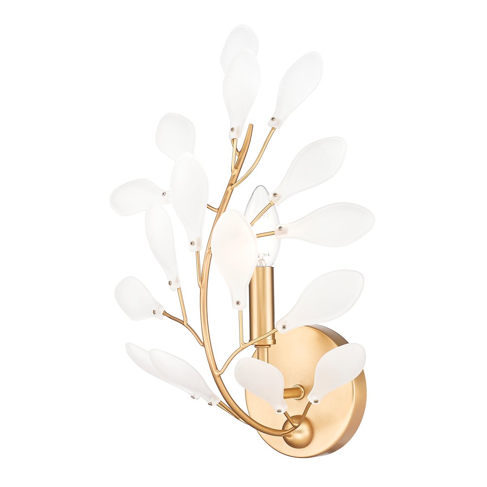 Z-Lite 1 Light Wall Sconce, Modern Gold. Picture 1