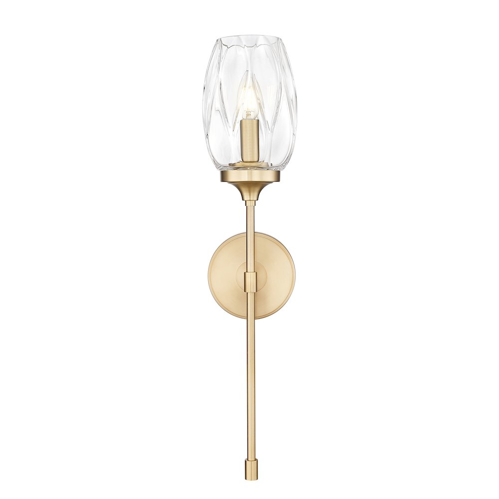 Z-Lite 1 Light Wall Sconce, Modern Gold. Picture 2