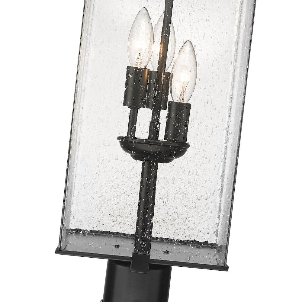 Z-Lite 3 Light Outdoor Post Mount Fixture. Picture 4