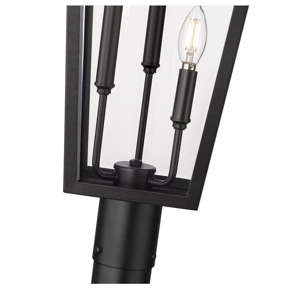 Z-Lite 3 Light Outdoor Post Mount Fixture. Picture 4