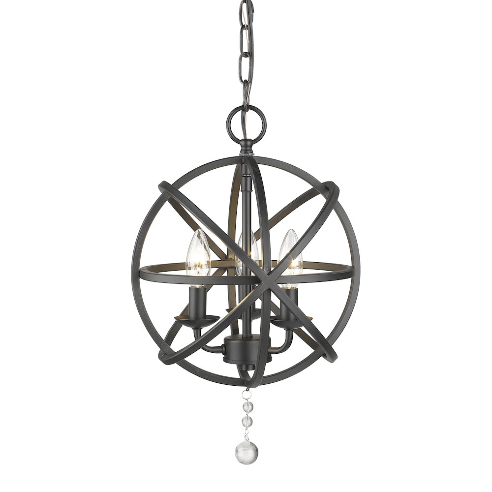 Z-Lite 3 Light Chandelier. Picture 3