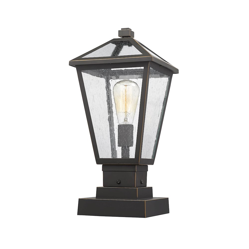 Z-Lite 1 Light Outdoor Pier Mounted Fixture. Picture 2