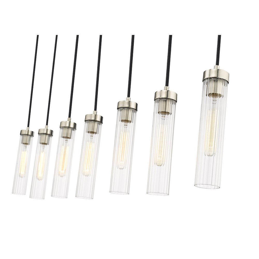 Z-Lite 7 Light Linear Chandelier. Picture 4