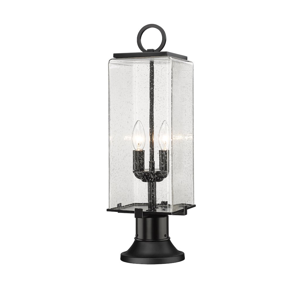 Z-Lite 2 Light Outdoor Pier Mounted Fixture. Picture 1