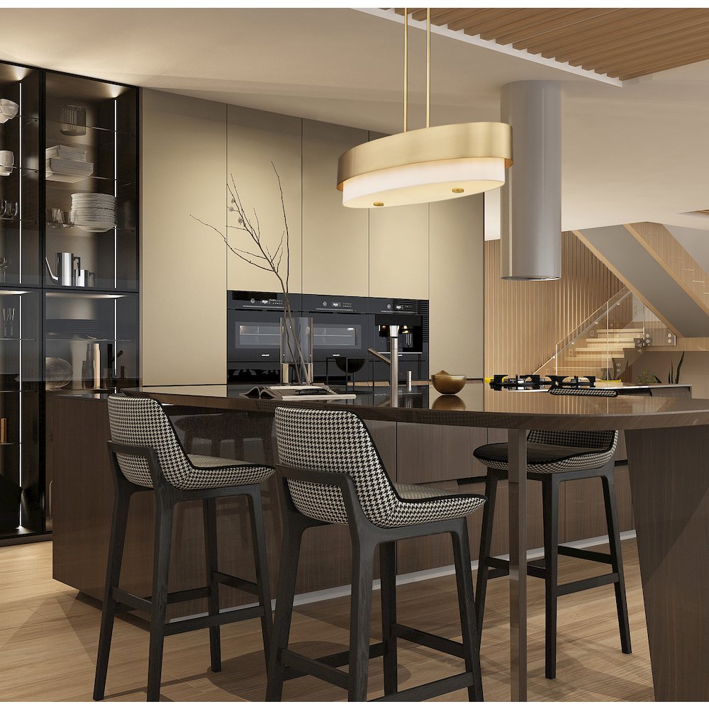 Z-Lite 5 Light Linear Chandelier. Picture 7