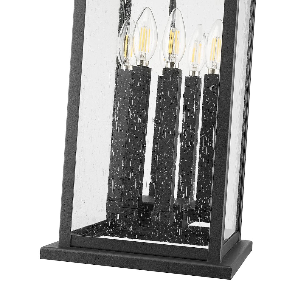 Z-Lite 6 Light Outdoor Chain Mount Ceiling Fixture. Picture 4