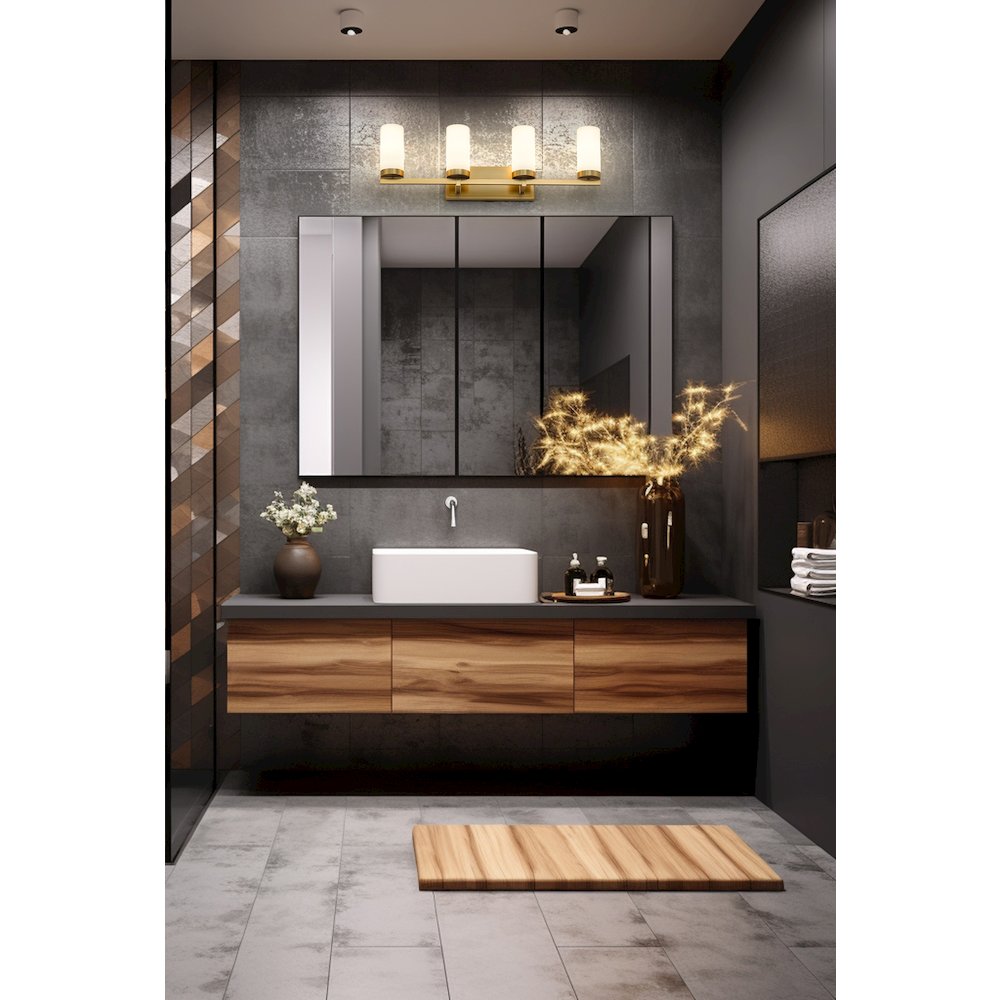 4 Light Vanity. Picture 6