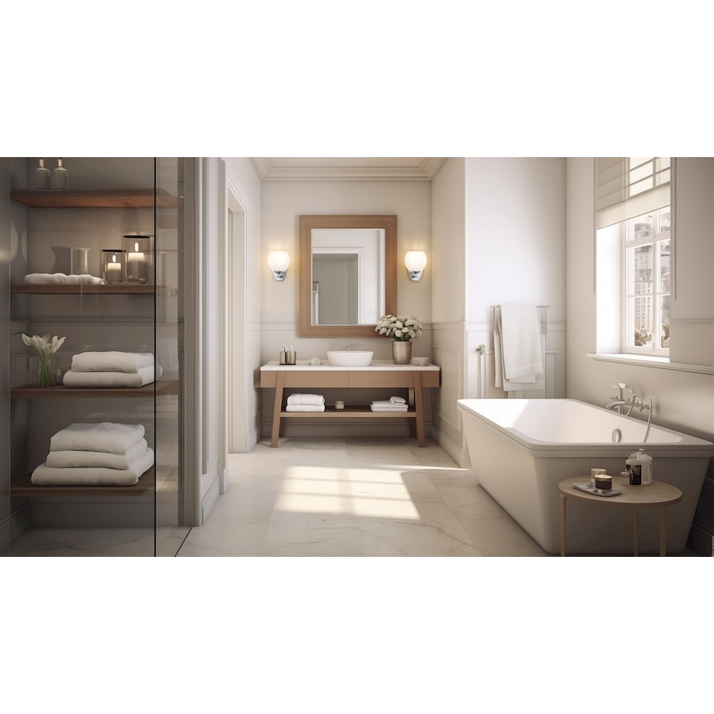 Z-Lite 1 Light Wall Sconce, Brushed Nickel. Picture 6
