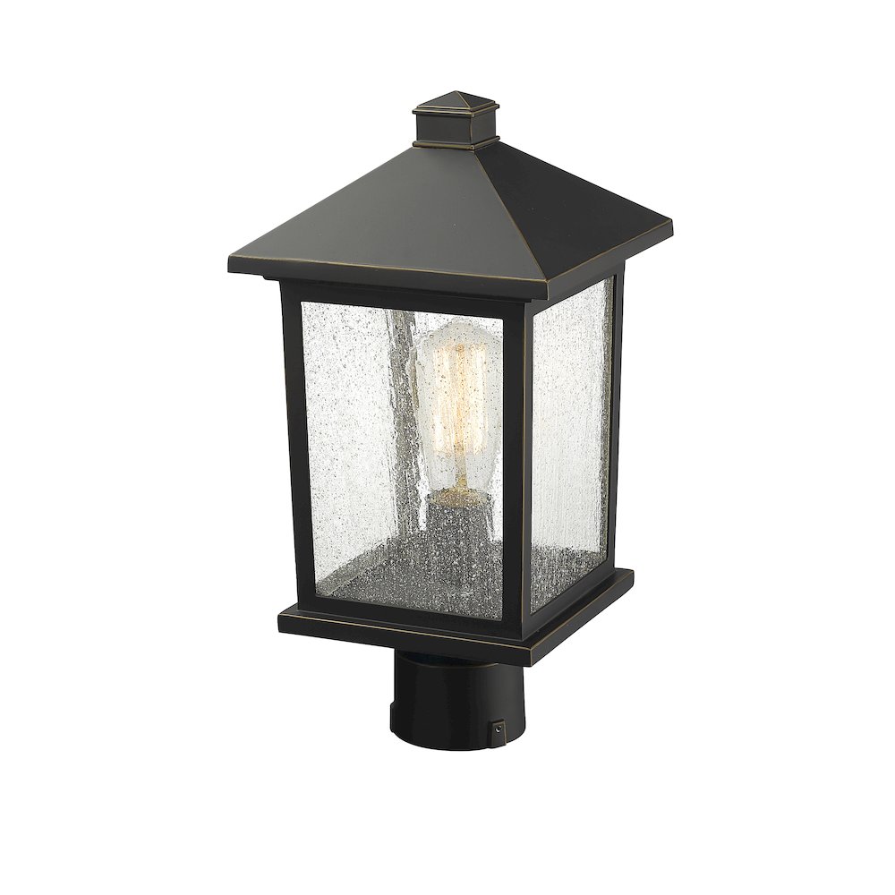 Z-Lite 1 Light Outdoor Post Mount Fixture. Picture 3