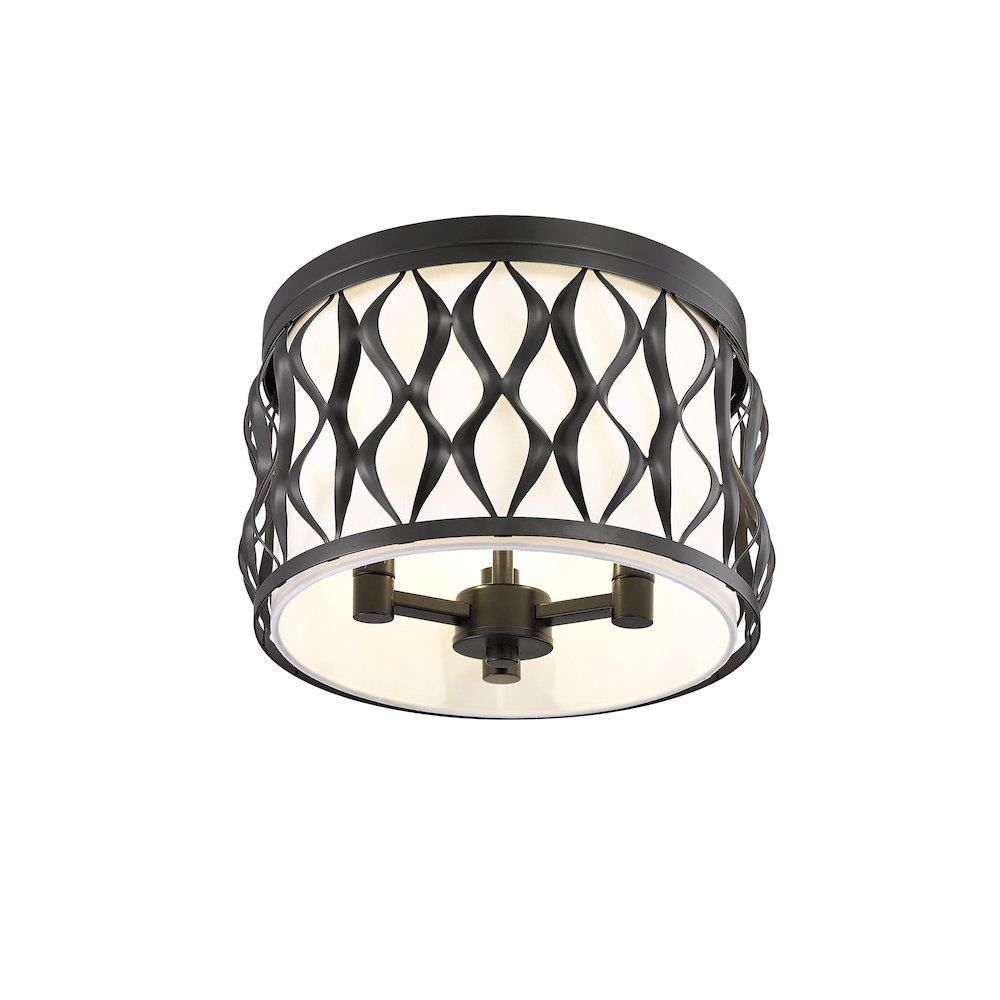 Z-Lite 3 Light Flush mount. Picture 3