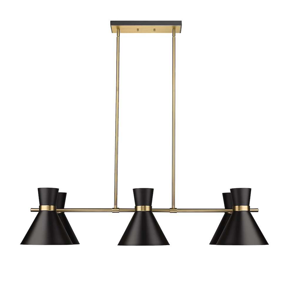 Z-Lite 6 Light Linear Chandelier. Picture 2