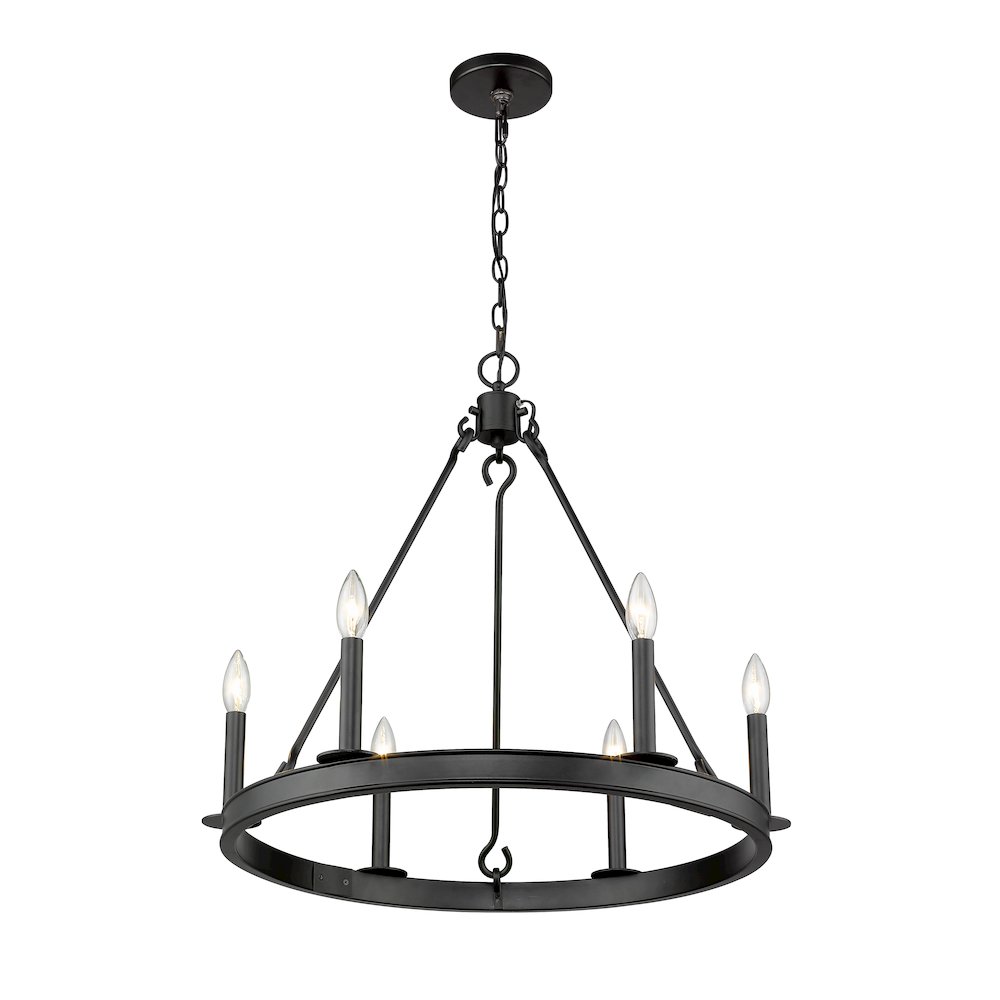 Z-Lite 6 Light Chandelier. Picture 3