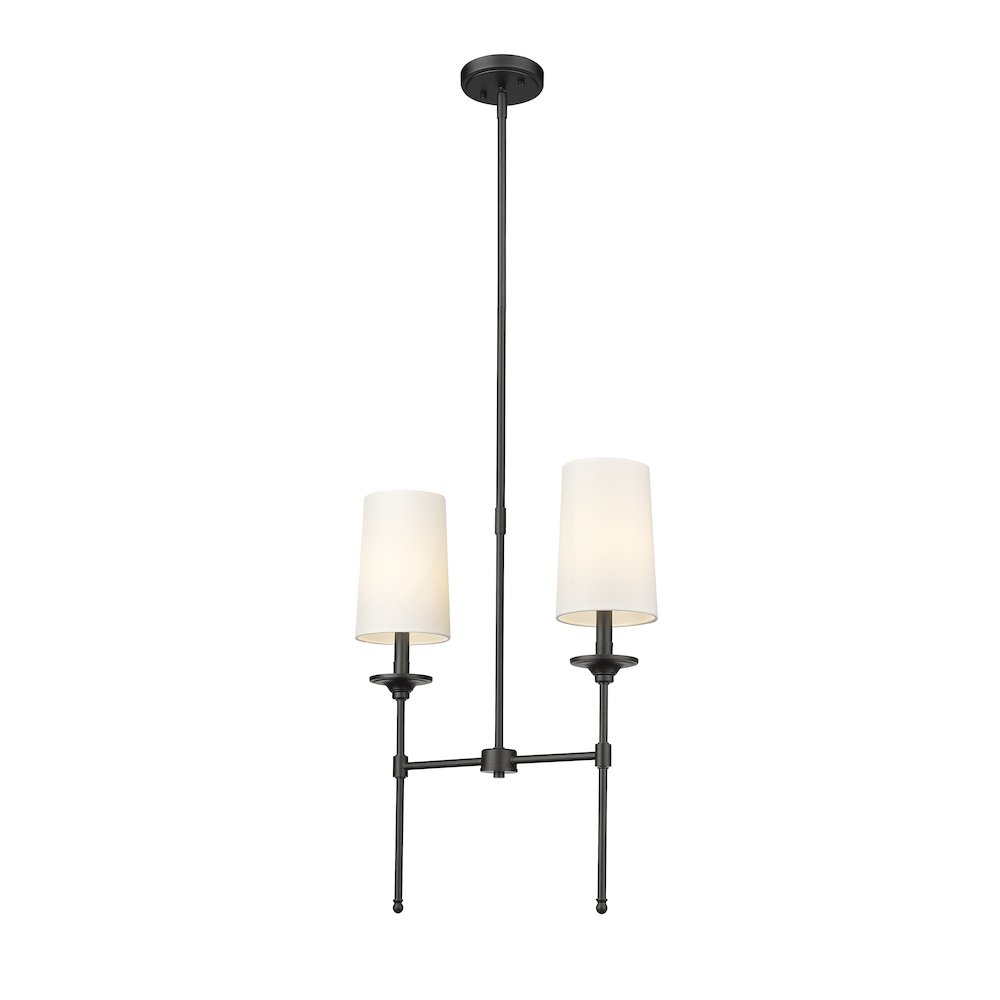 Z-Lite 2 Light Linear Chandelier. Picture 3