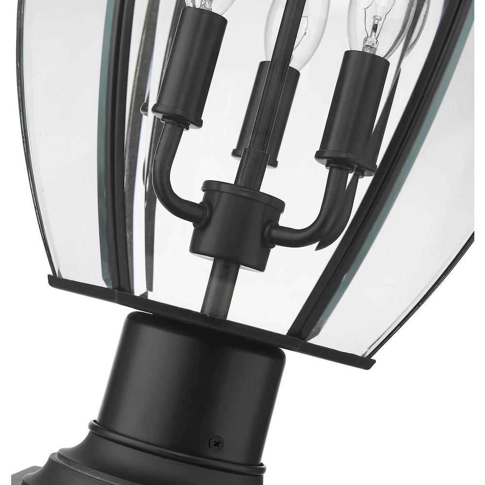 Z-Lite 3 Light Outdoor Pier Mounted Fixture. Picture 4