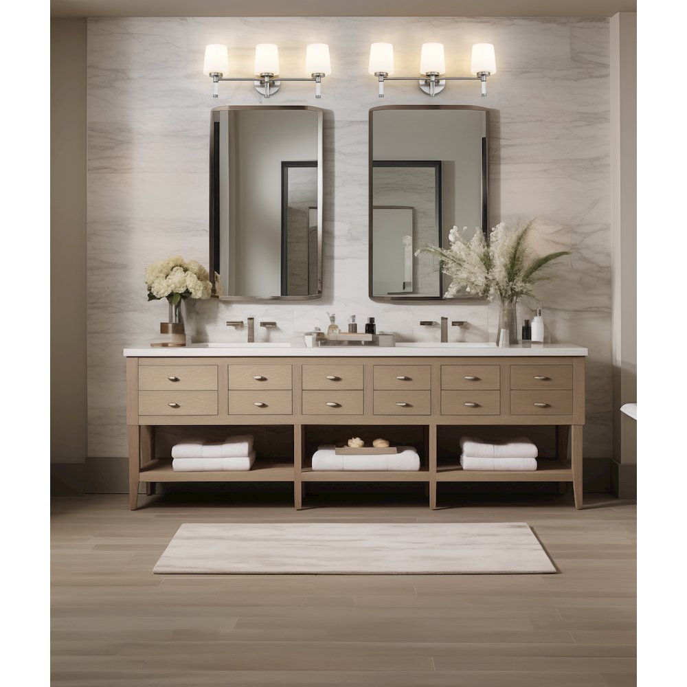 Z-Lite 3 Light Vanity, Brushed Nickel. Picture 6