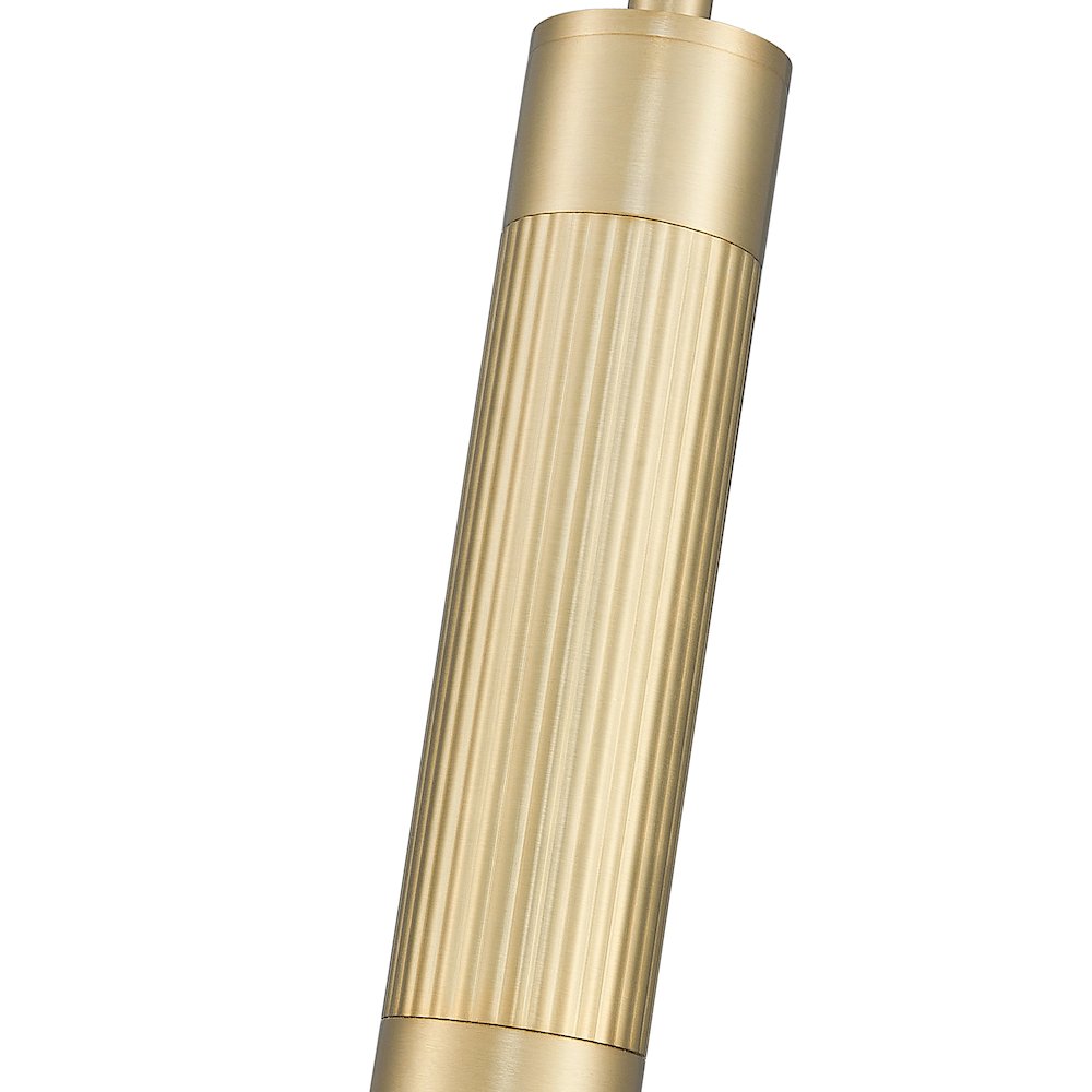 Z-Lite Stari 1 Light Pendant in Modern Gold color, Steel frame. Picture 4